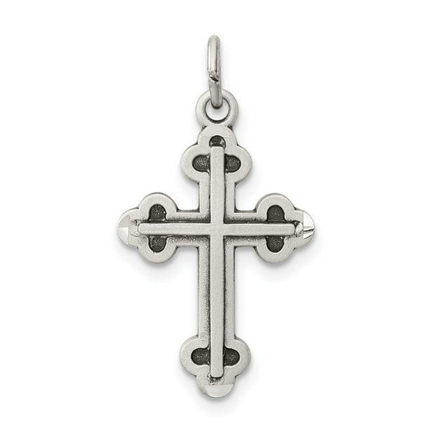 925 Sterling Silver Multi Color Crystal Budded Cross Necklace Pendant Charm Religious Fancy Fine Jewelry Gifts For Women For Her 925 Sterling Silver Multi Color Crystal Budded Cross Necklace Pendant Charm Religious Fancy Fine Jewelry Gifts For Women For Her